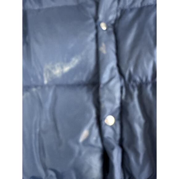 Vintage Woolrich Jacket Mens Small Blue Goose Down Puffer Coat Winter Nylon 90s - Picture 5 of 12